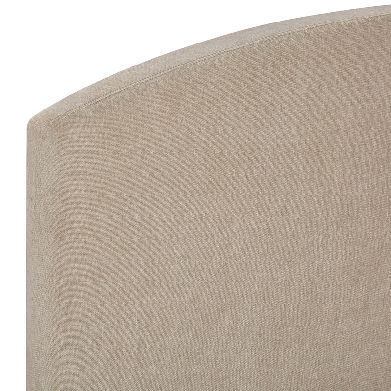 Leah Cream Performance Chenille Queen Bed image number 6