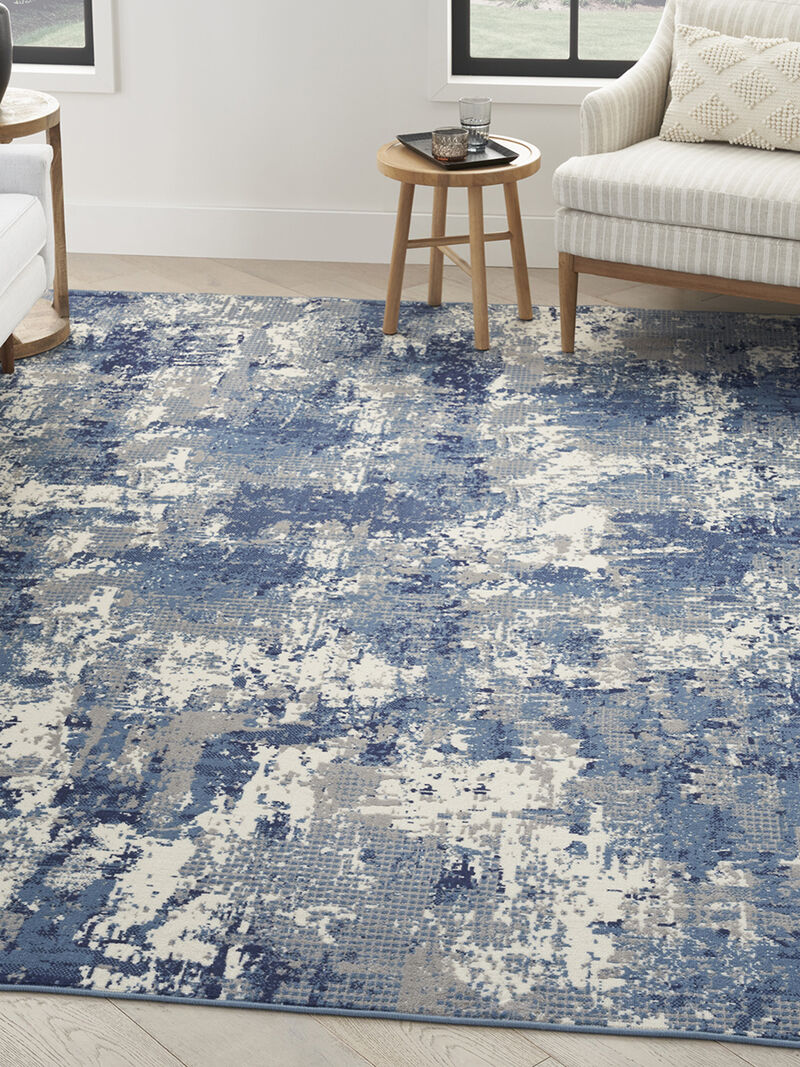 Grafix GRF38 Navy/Blue 3'9" x 5'9" Rug
