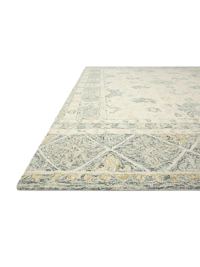 Norabel NOR01 Ivory/Slate 5' x 7'6" Rug