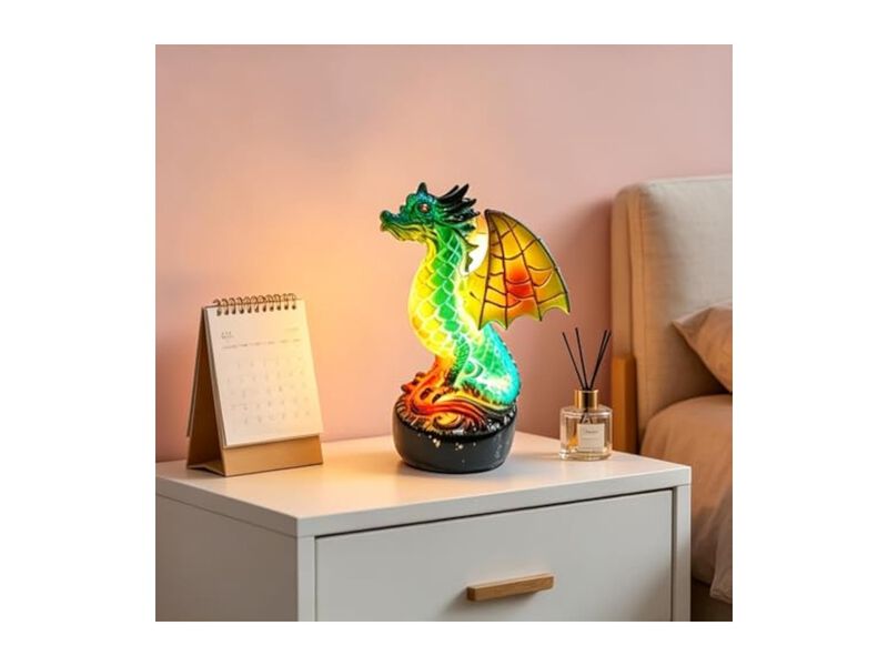 Vintage Retro Resin Table Lamp For Living Room Bedroom Office image number 3