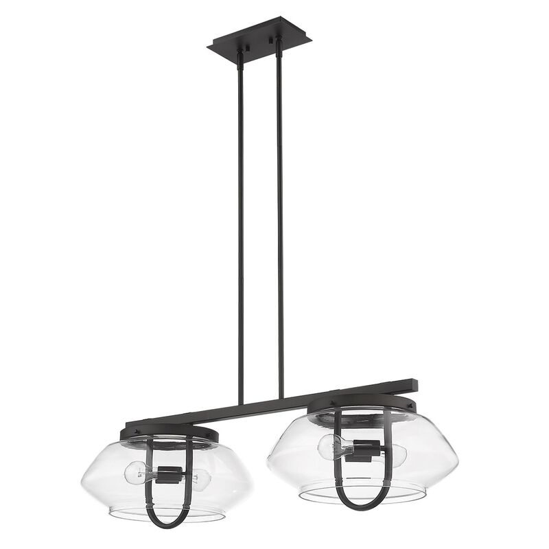 Hivvago Garner 4-Light Oil-Rubbed Bronze Island Pendant