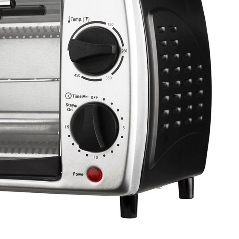 Brentwood 9-Liter (4 Slice) Toaster Oven Broiler (Black)