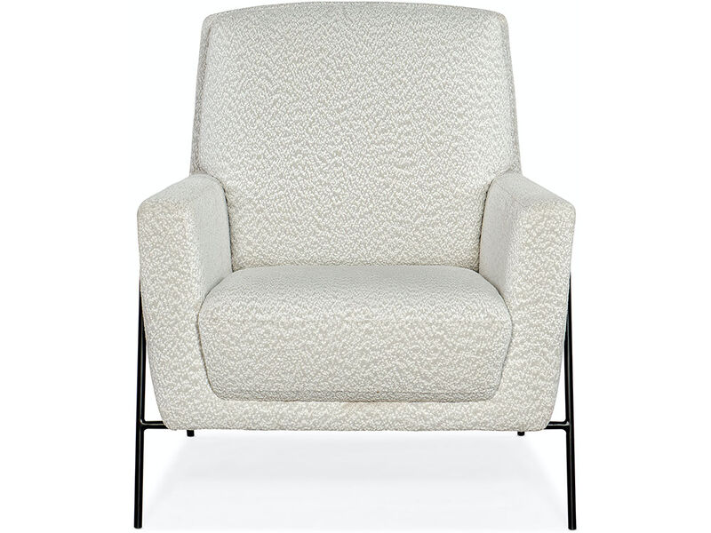 Amette Metal Frame Club Chair, Ivory image number 0