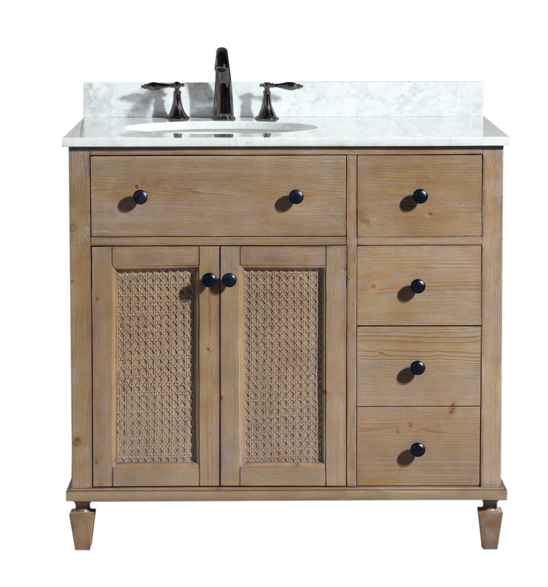 Annie 36" Bathroom Vanity Weathered Fir image number 0