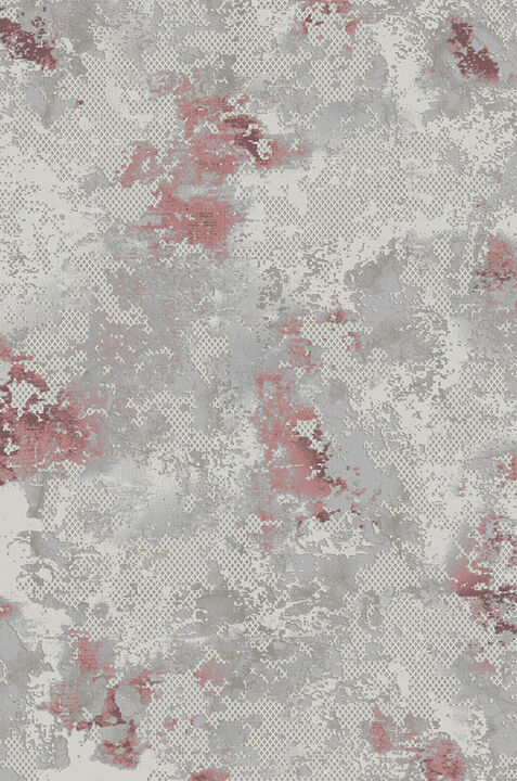 HomeRoots Abstract Distressed Area Rug