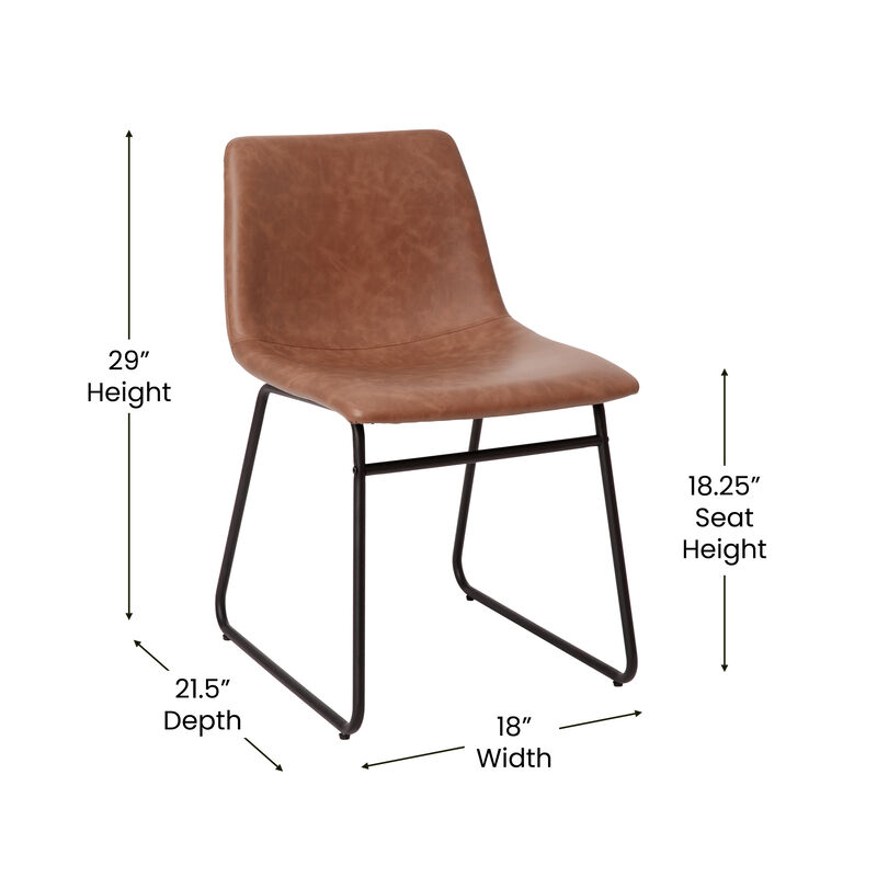 Leather Dining Chairs image number 5