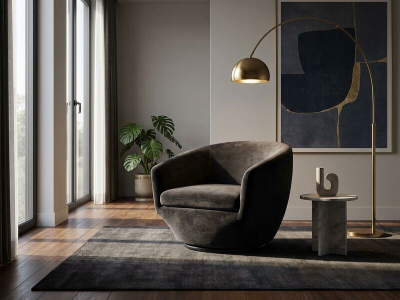 Calla Swivel Chair image number 1