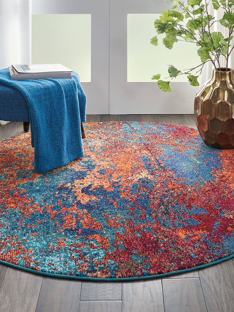 Celestial CES08 Atlantic 5'3" x Round Rug