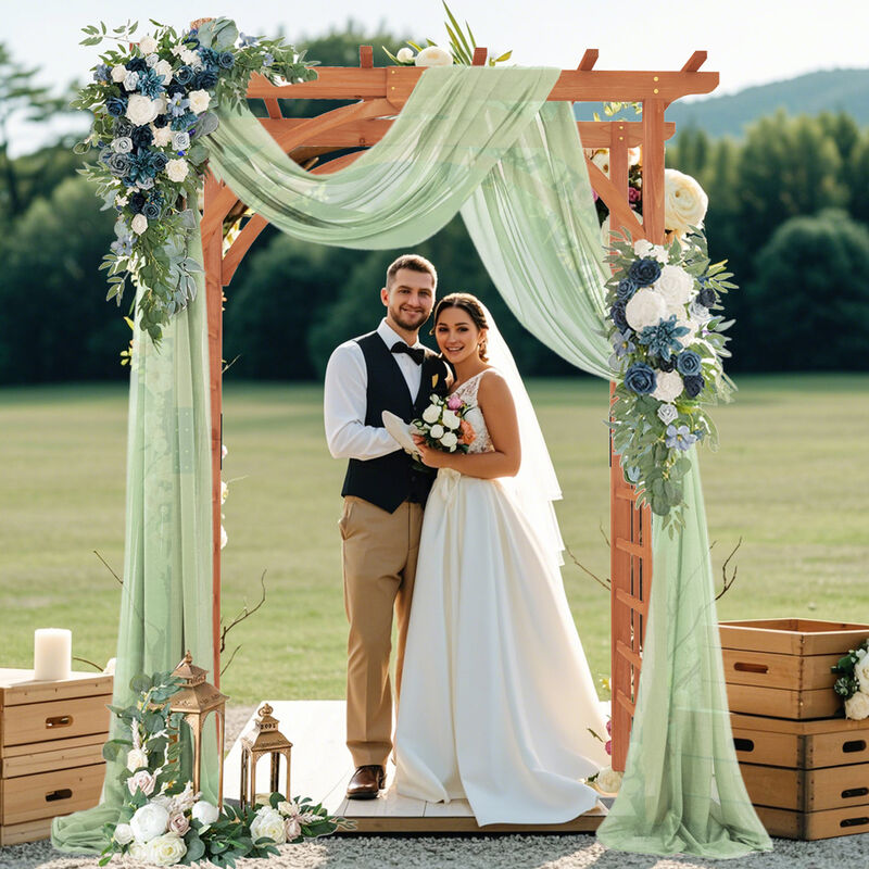 Outdoor Garden Archway Pergola with Lattice Trellis &ndash; Perfect for Climbing Vines & Bridal Decor