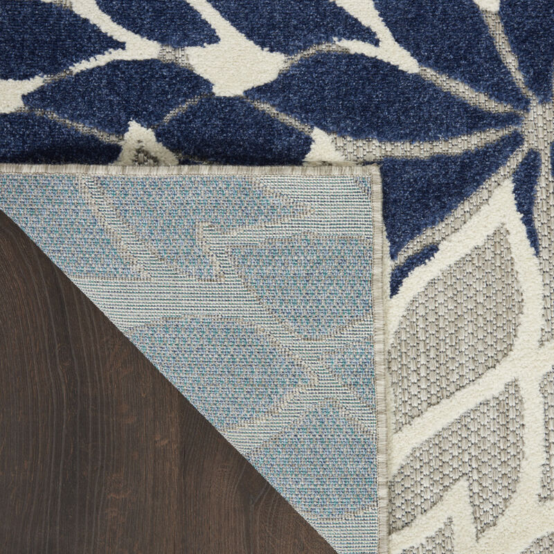 HomeRoots Floral Indoor Outdoor Area Rug image number 4