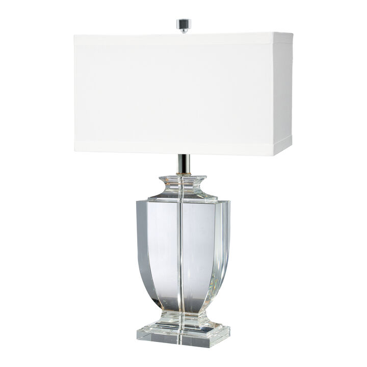 Crystal 27" 1-Light Table Lamp