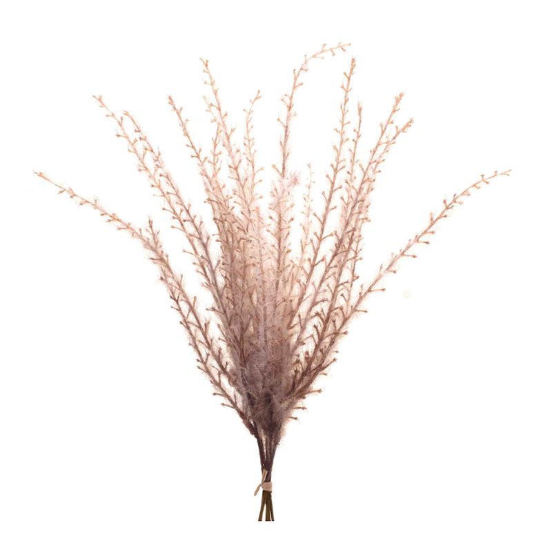 Set of 6 Grass Plume Bundles for Vases, Centerpieces, or Shelf Styling