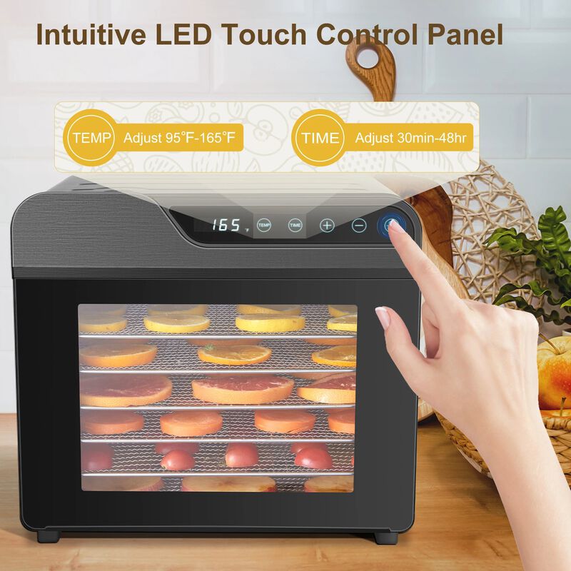 Envelor 8-Tray 625W Stainless Steel Jerky Dehydrator image number 2