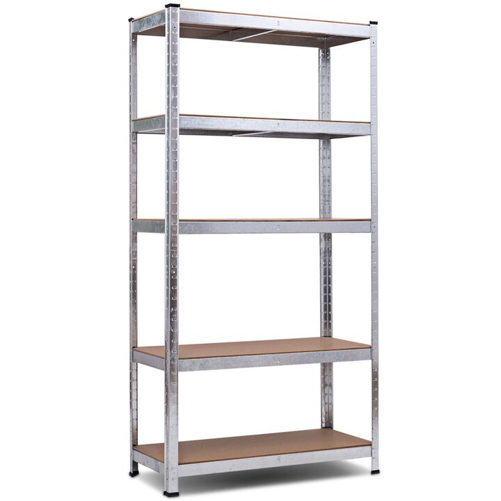 72 Inch Storage Rack with 5 Adjustable Shelves