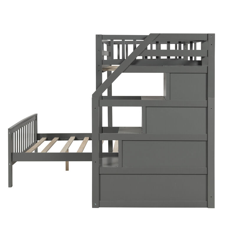 Merax Loft Bed with Staircase