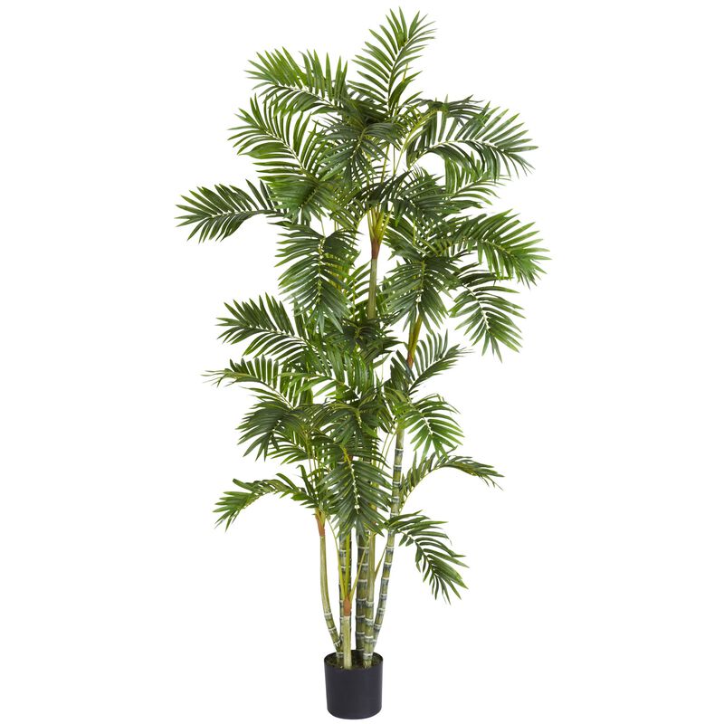 Hivvago 6 Feet Areca Palm Silk Tree