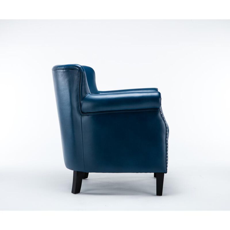 Comfort Pointe Holly Navy Blue Club Chair