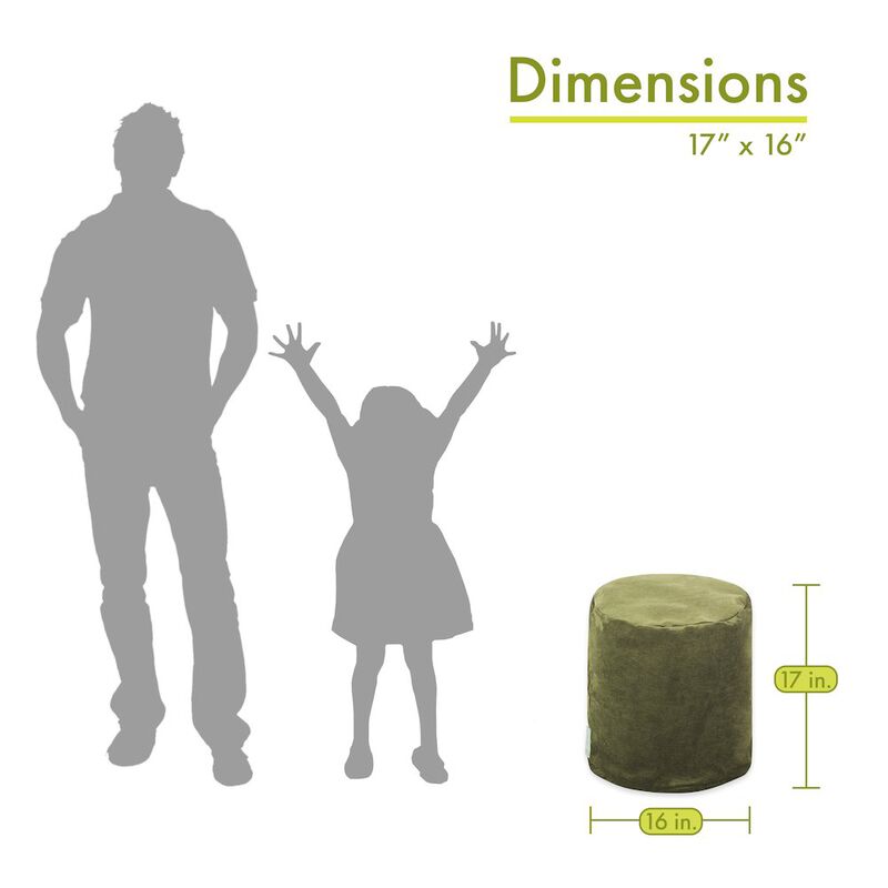 Majestic Home Goods Pouf Villa Fern