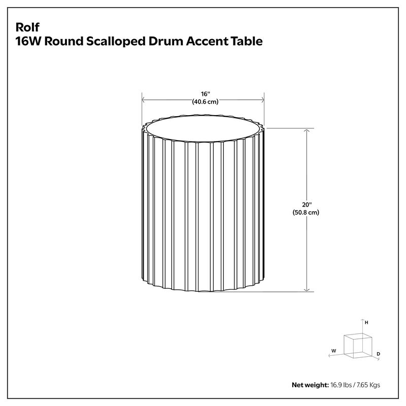 Simpli Home Rolf Side Table image number 8