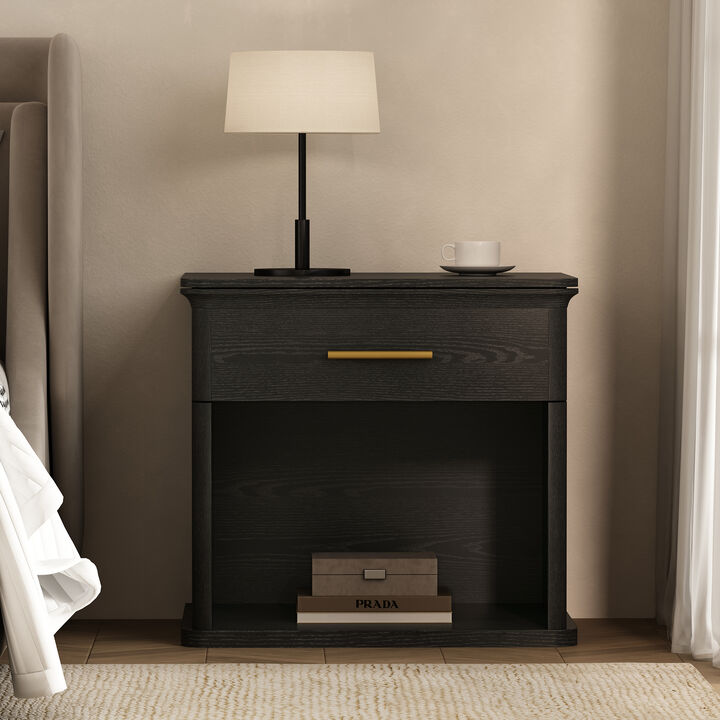 Clifford Black Nightstand