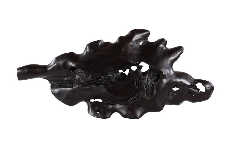 Leaf Bowl Black and Natural