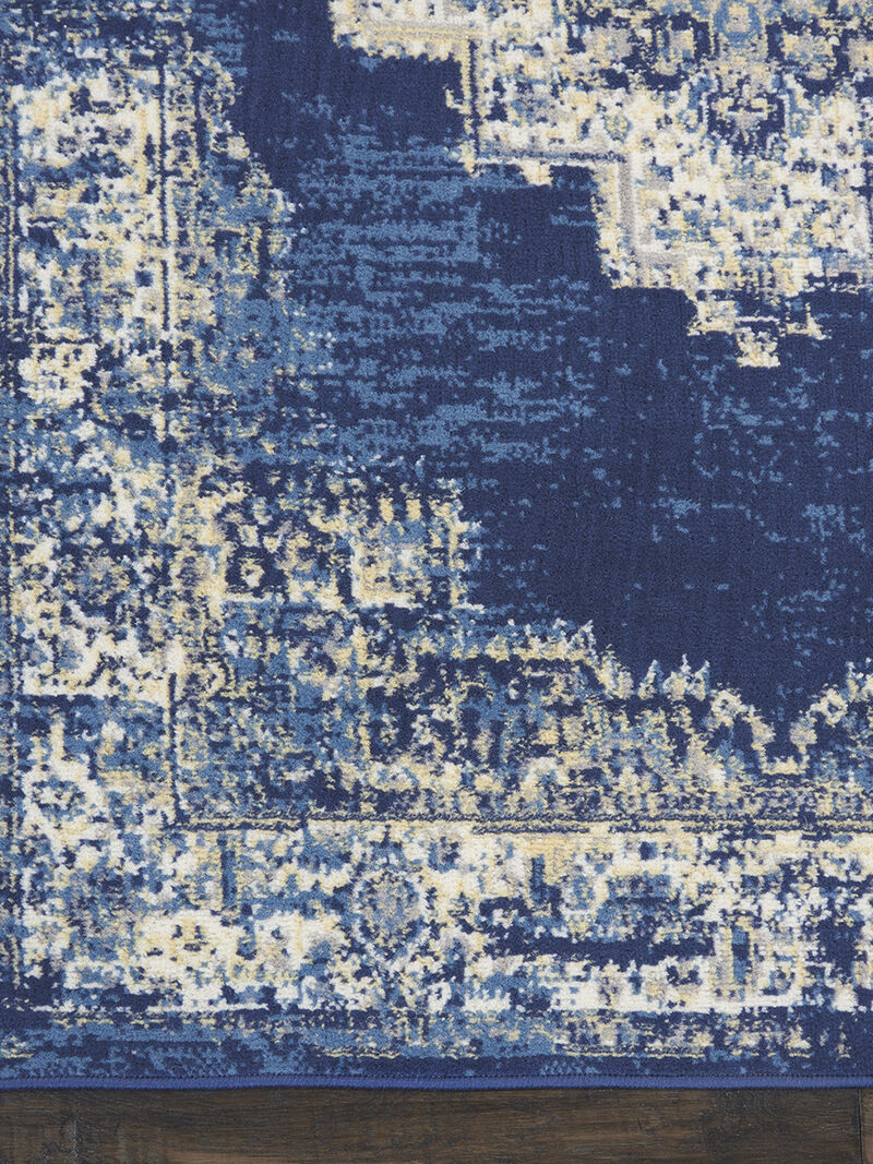 Grafix GRF14 Navy/Blue 5'3" x 7'3" Rug