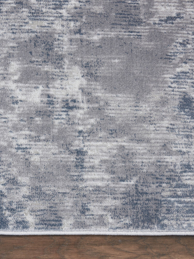 Rustic Textures RUS05 Gray 6' x 9' Rug