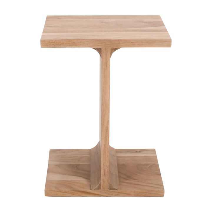 Jofran Idiom Solid Wood Modern Accent End I-Table