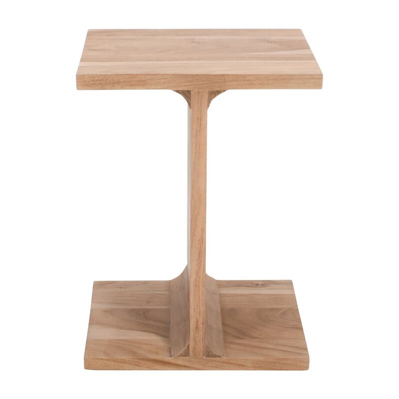 Jofran Idiom Solid Wood Modern Accent End I-Table