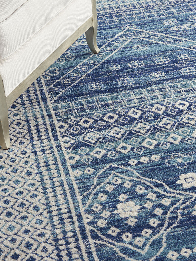 Passion PSN27 Navy/Blue 6'7" x 9'6" Rug image number 8