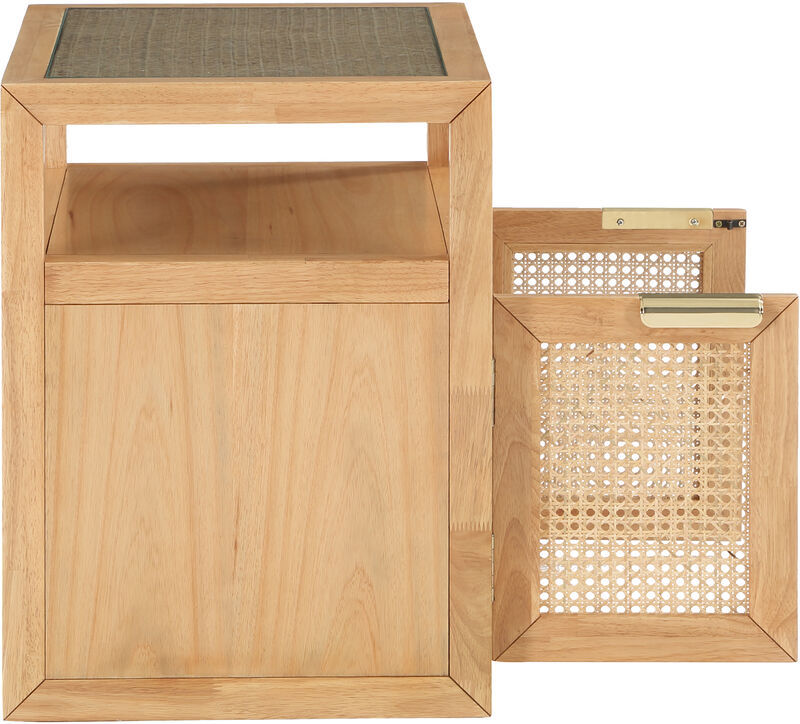 Meridian Furniture Cole Natural Night Stand image number 6