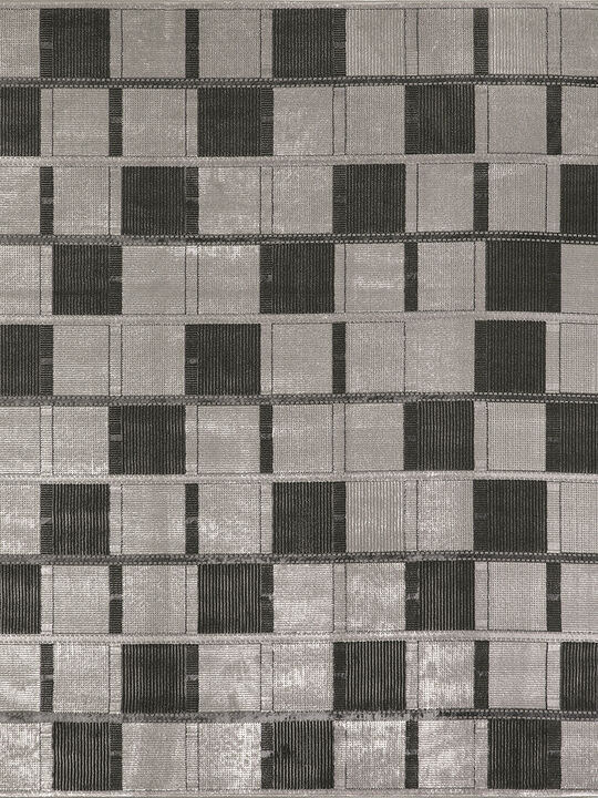 Nordic NRC09 Gray/Black 8' x 10' Rug