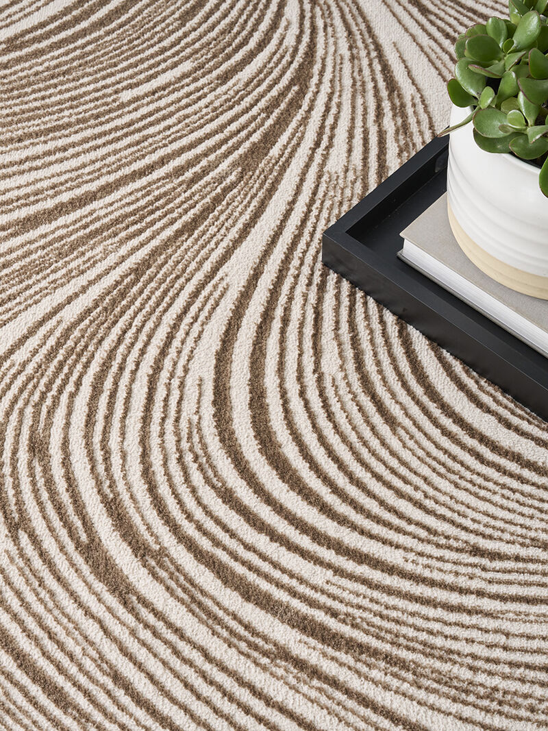 Central Park West CEP02 Beige/Brown 6' x 9' Rug