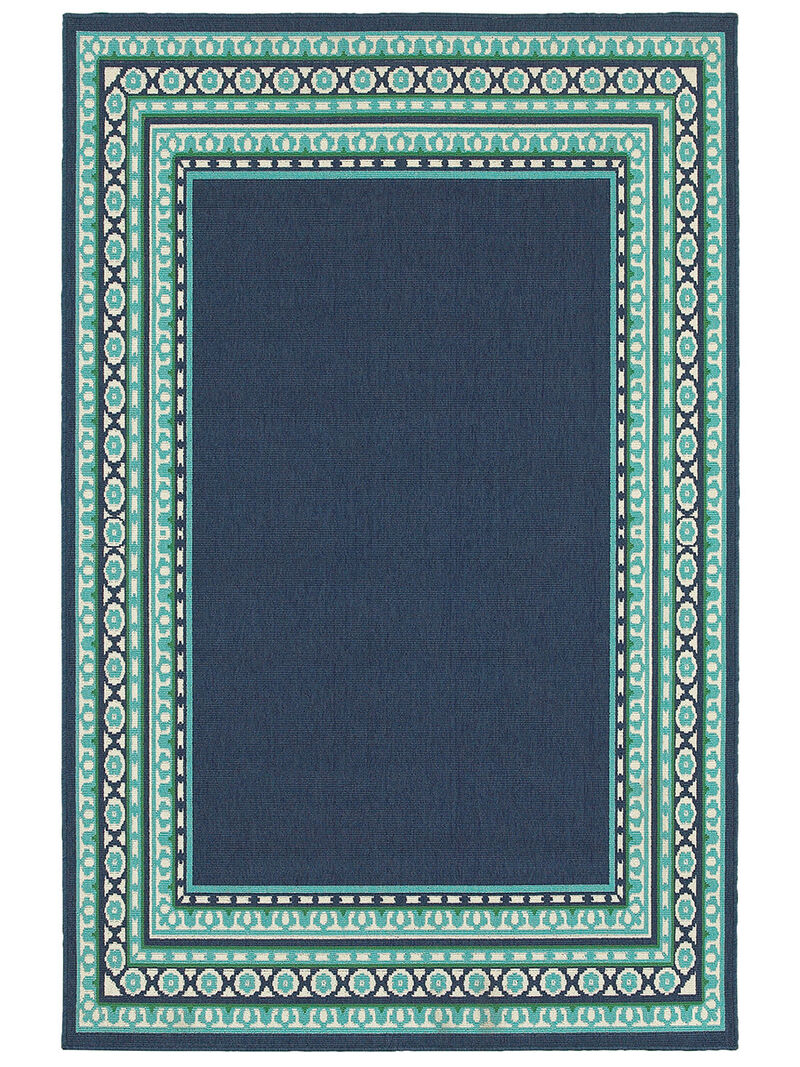 Meridian 3'7" x 5'6" Navy Rug