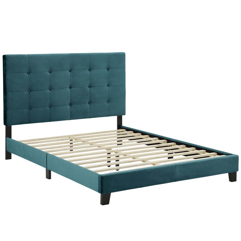 Modway - Melanie Full Tufted Button Upholstered Performance Velvet Platform Bed image number 2