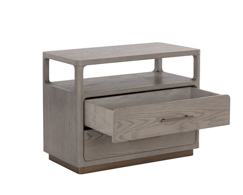 Redwood Grey Nightstand image number 3