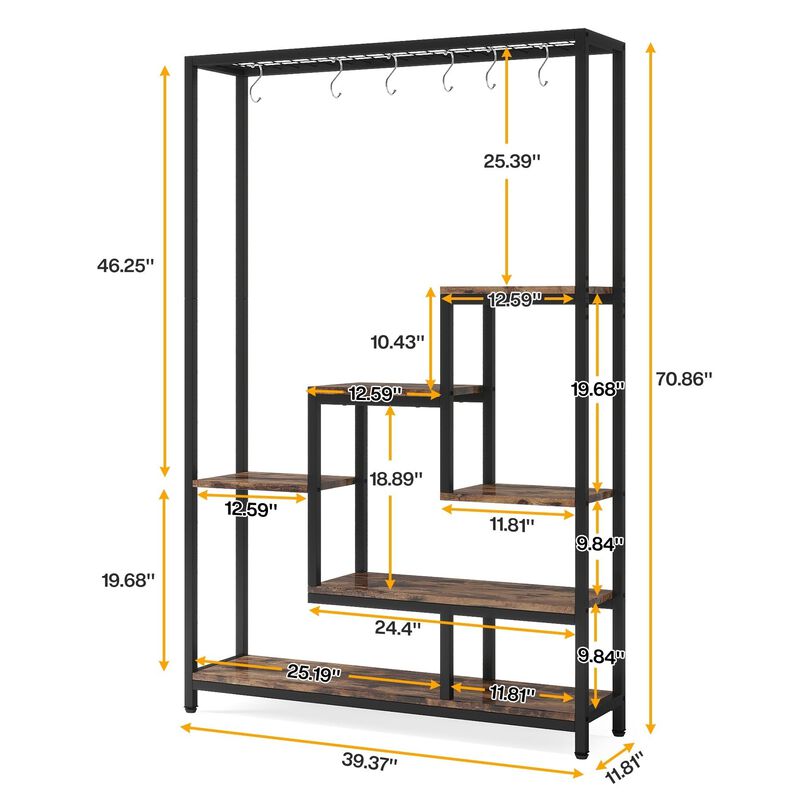 Tribesigns Plant Stand Large Flower Bonsai Shelf image number 2