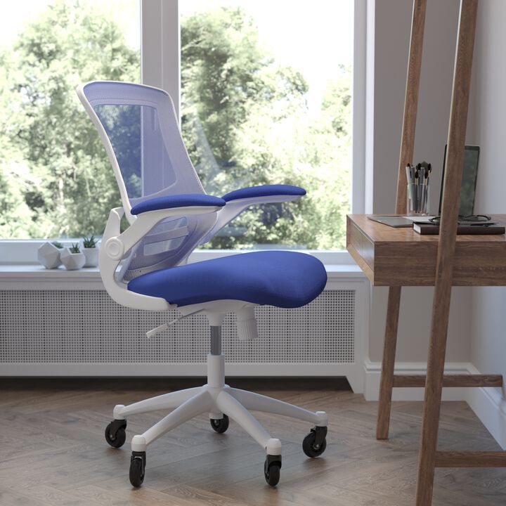 Kelista Desk Chair with Transparent Roller Wheels
