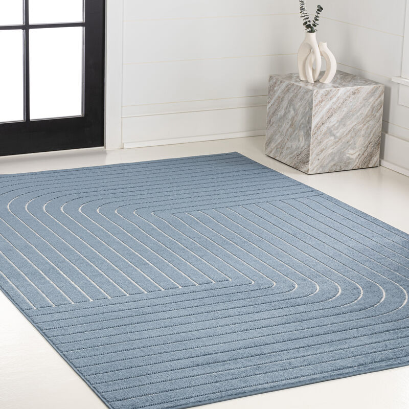 Odense Minimalist Angle Geometric Area Rug