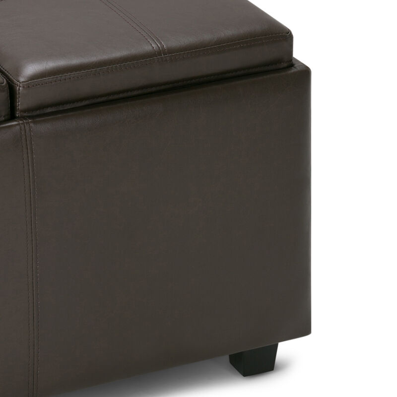 Simpli Home Avalon Storage Ottoman image number 6