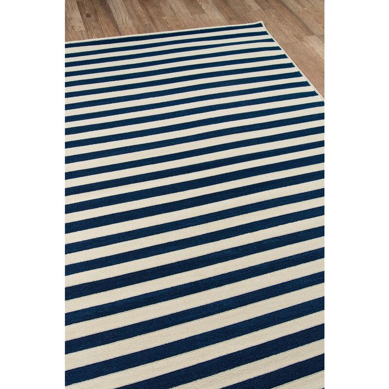 Momeni Contemporary Rectangle Area Rug, Navy, 1'8 X 3'7