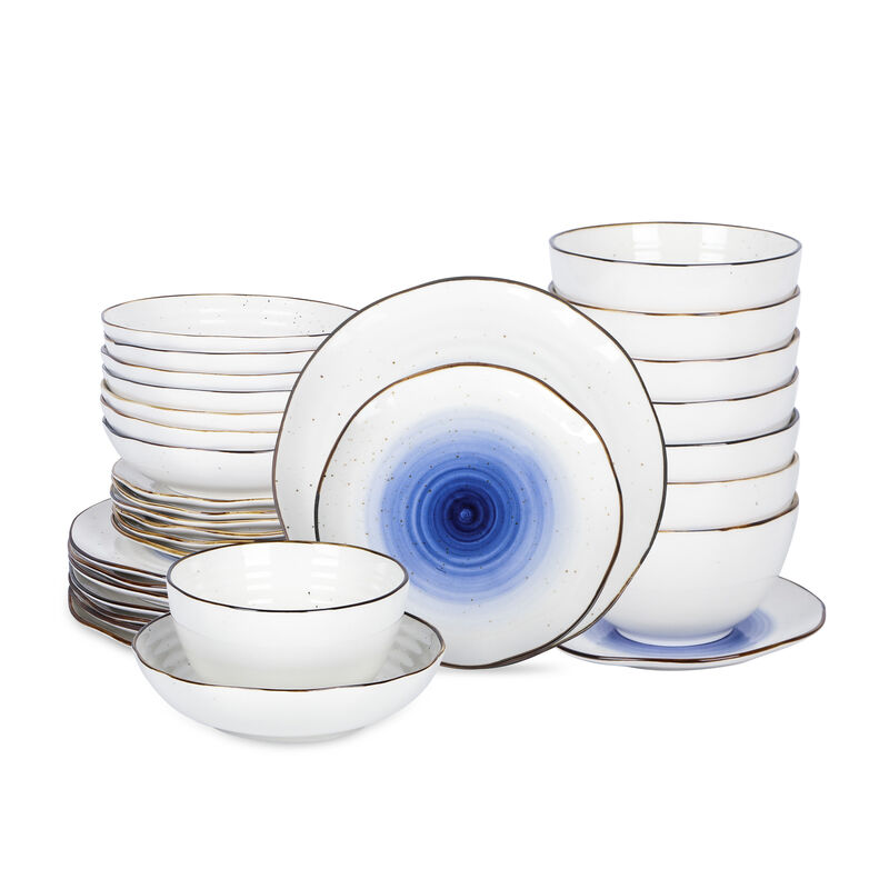 Christian Siriano Luma Porcelain 32 Piece Dinnerware Set
