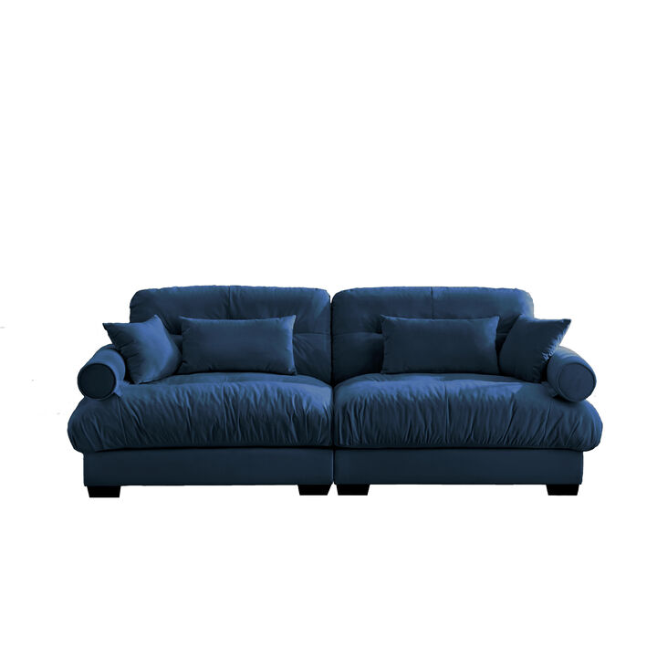 Plizer Large Size Modern Loveseat