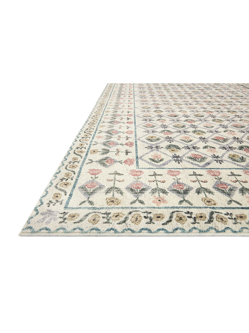 Eden Lattice Ivory 2'6" x 11'6" Runner Rug