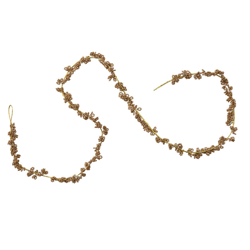 Gold Iron & Acrylic Bead Garland image number 0