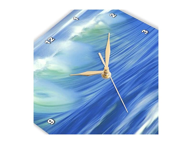 Beauty Ocean Wave Wall Clock 10 Inch Home Decor image number 3