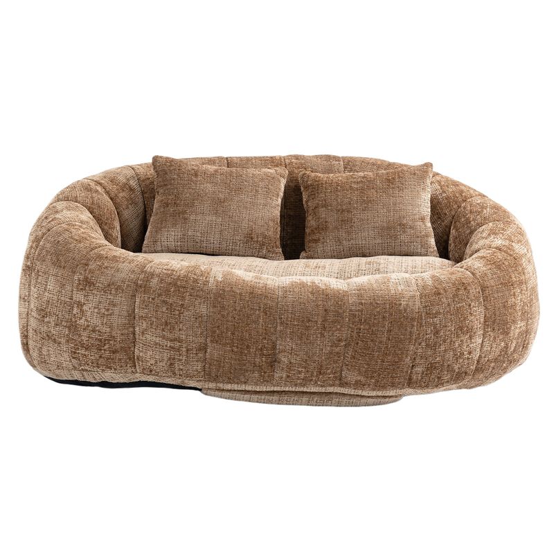 Mondawe Lazy Sofa High Back Bean Bag Chair Couch, Accent Floor Soft Lounge Chair