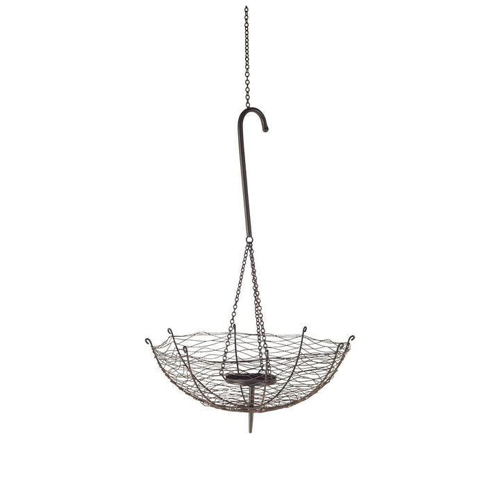 HomeRoots 39" Black Woven Metal Lantern Candle Holder