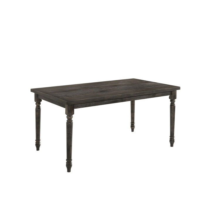 Claudia II Dining Table in Weathered Gray