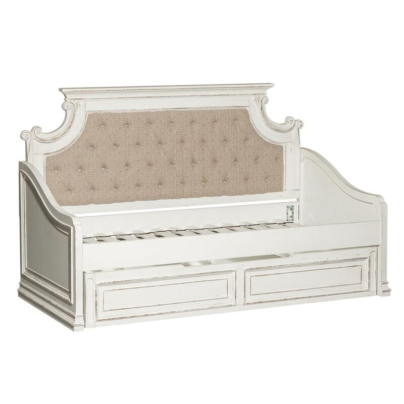 Liberty Furniture Magnolia Manor Twin Daybed with Trundle in Antique White image number 1